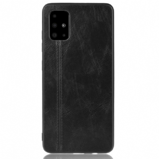 Coque Samsung Galaxy S20 Ultra Effet Cuir Couture