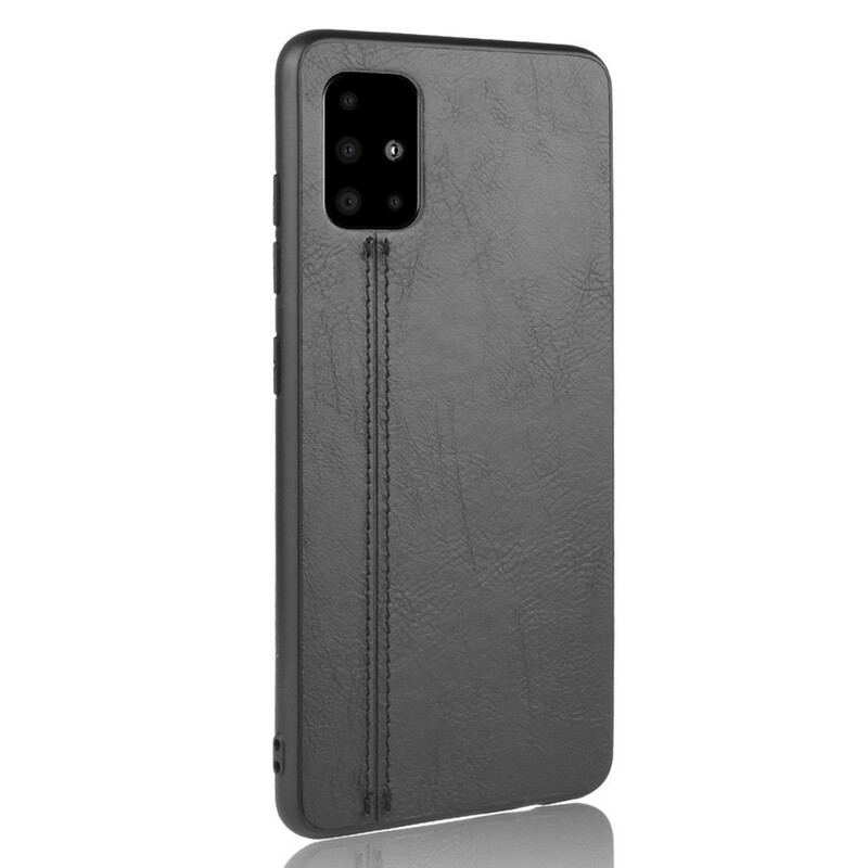Coque Samsung Galaxy S20 Ultra Effet Cuir Couture