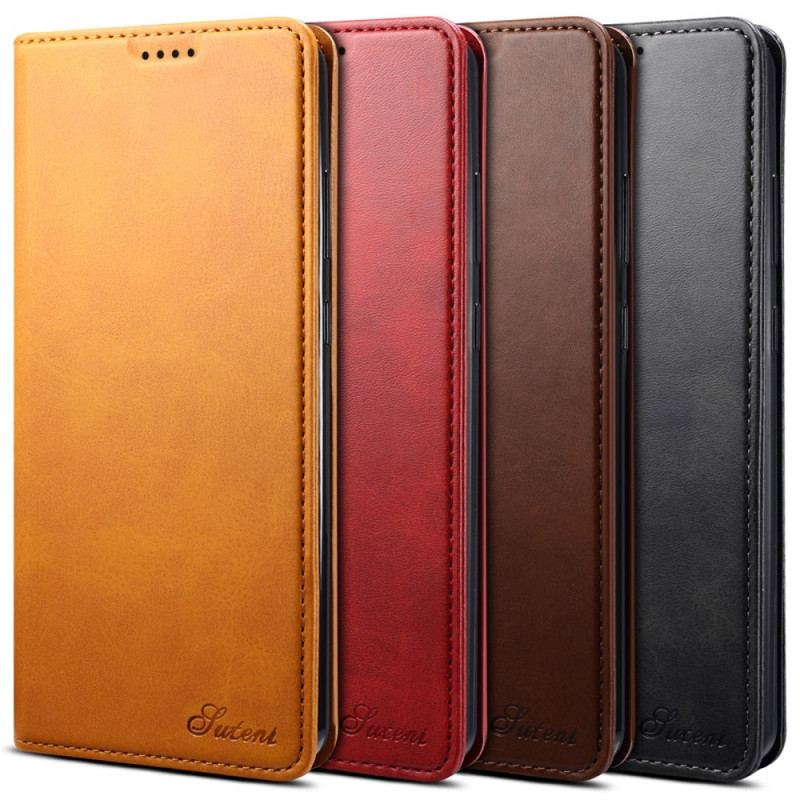 Flip Cover Samsung Galaxy S20 Ultra SUTENI Effet Cuir
