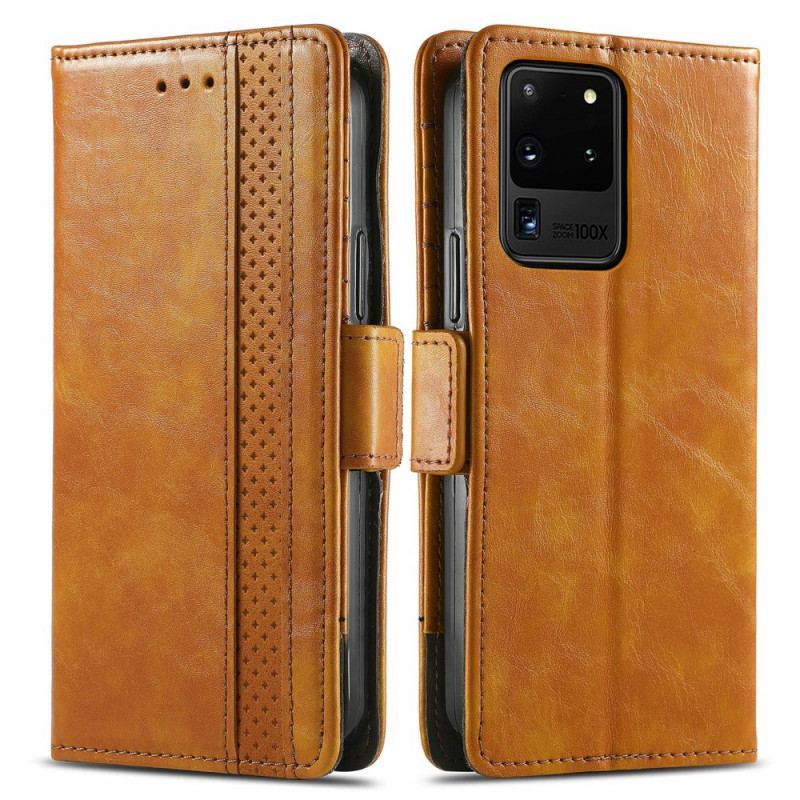 Housse Samsung Galaxy S20 Ultra Bicolore Double Fermoir