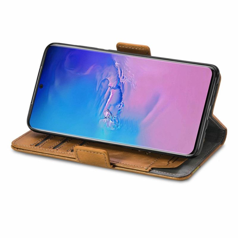 Housse Samsung Galaxy S20 Ultra Bicolore Double Fermoir