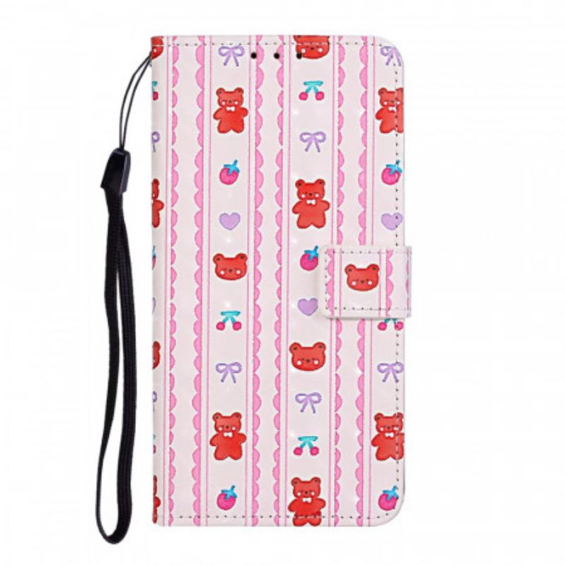 Housse Samsung Galaxy S20 Ultra à Lanière Ajustable Oursons