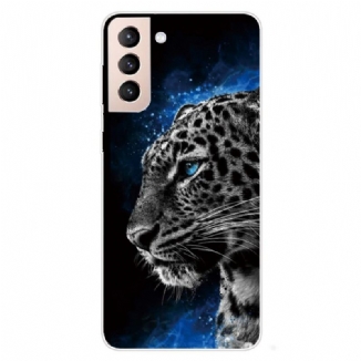 Coque Samsung Galaxy S22 5G Face de Tigre