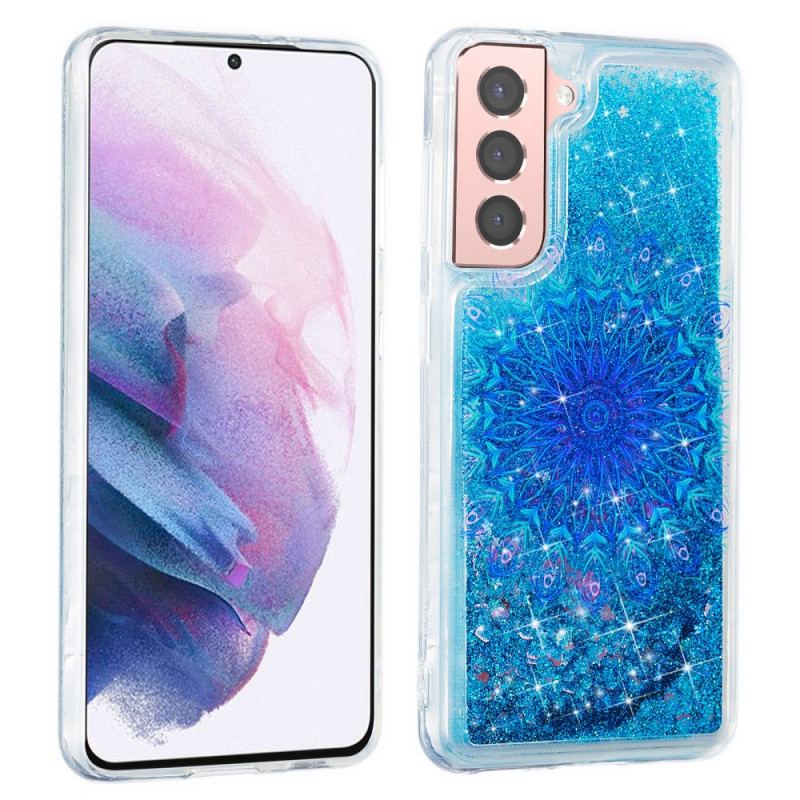 Coque Samsung Galaxy S22 5G Mandala Paillettes