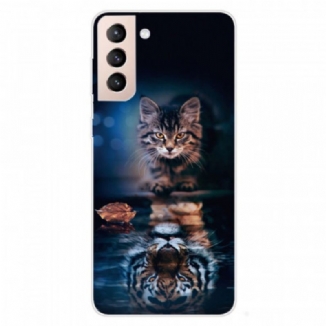 Coque Samsung Galaxy S22 5G Réflexion Chat