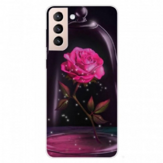 Coque Samsung Galaxy S22 5G Rose Magique