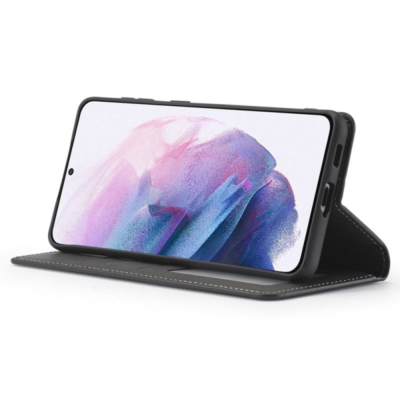 Flip Cover Samsung Galaxy S22 5G Effet Cuir FORWENW