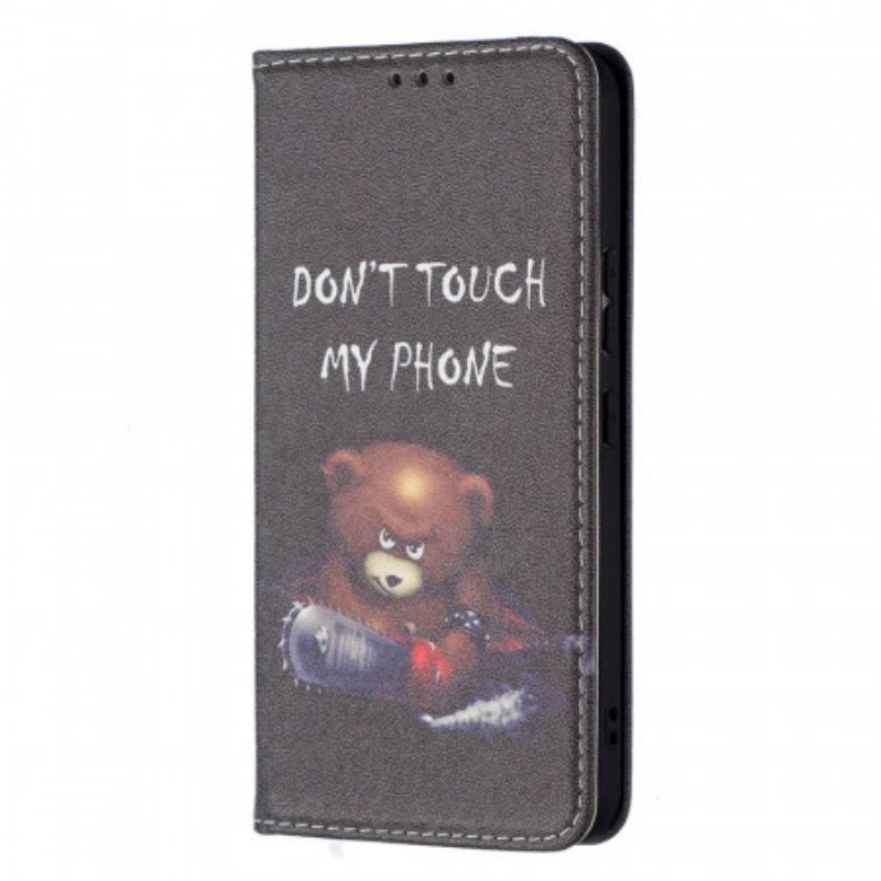 Flip Cover Samsung Galaxy S22 5G Ours Dangereux