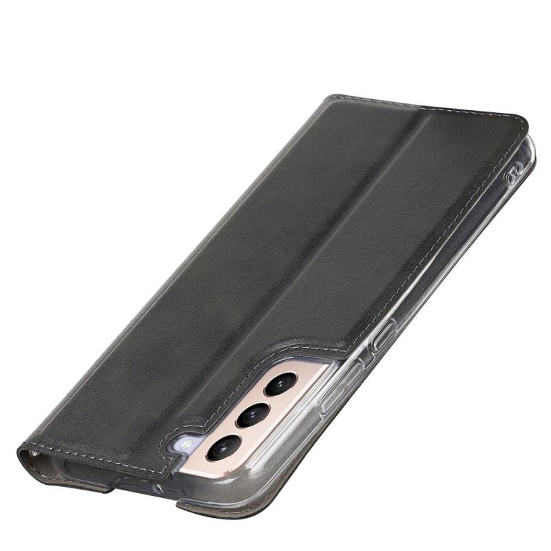Flip Cover Samsung Galaxy S22 5G Simili Cuir Classe à Lanière
