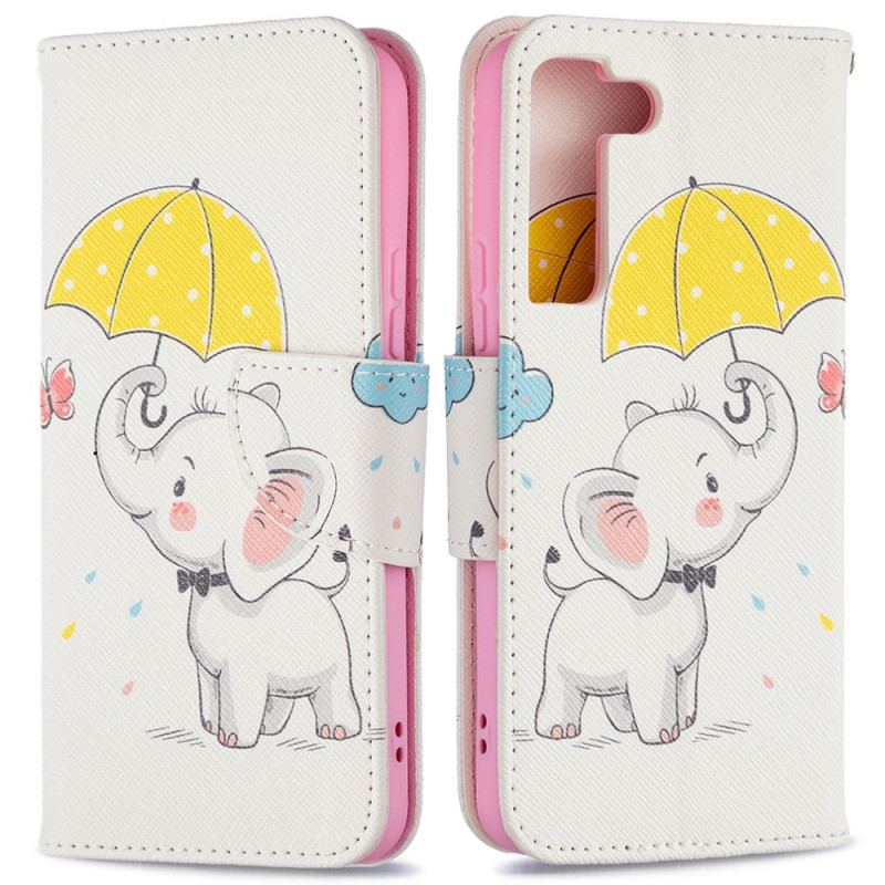 Housse Samsung Galaxy S22 5G Bébé Éléphant