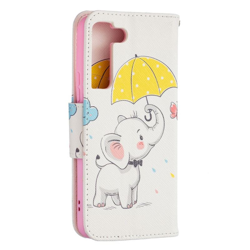 Housse Samsung Galaxy S22 5G Bébé Éléphant