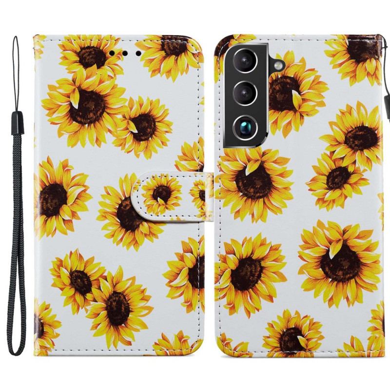 Housse Samsung Galaxy S22 5G Tournesols