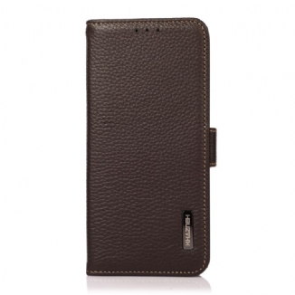 Housse Oppo Reno 8 Lite Cuir Litchi KHAZNEH Protection RFID