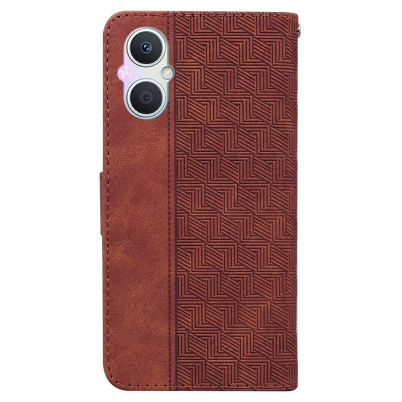 Housse Oppo Reno 8 Lite Motif à Lanière
