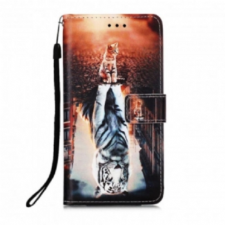 Housse Samsung Galaxy A22 4G Chaton