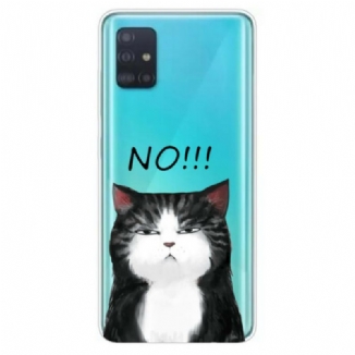 Coque Samsung Galaxy A71 Le Chat Qui Dit Non