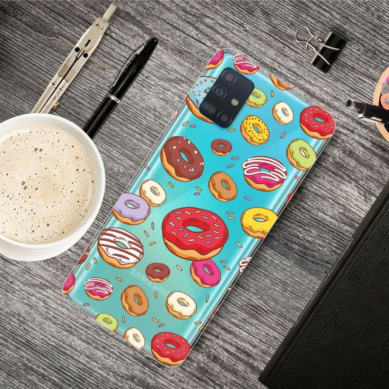 Coque Samsung Galaxy A71 love Donuts