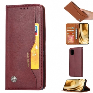 Flip Cover Samsung Galaxy A71 Simili Cuir Porte-Cartes