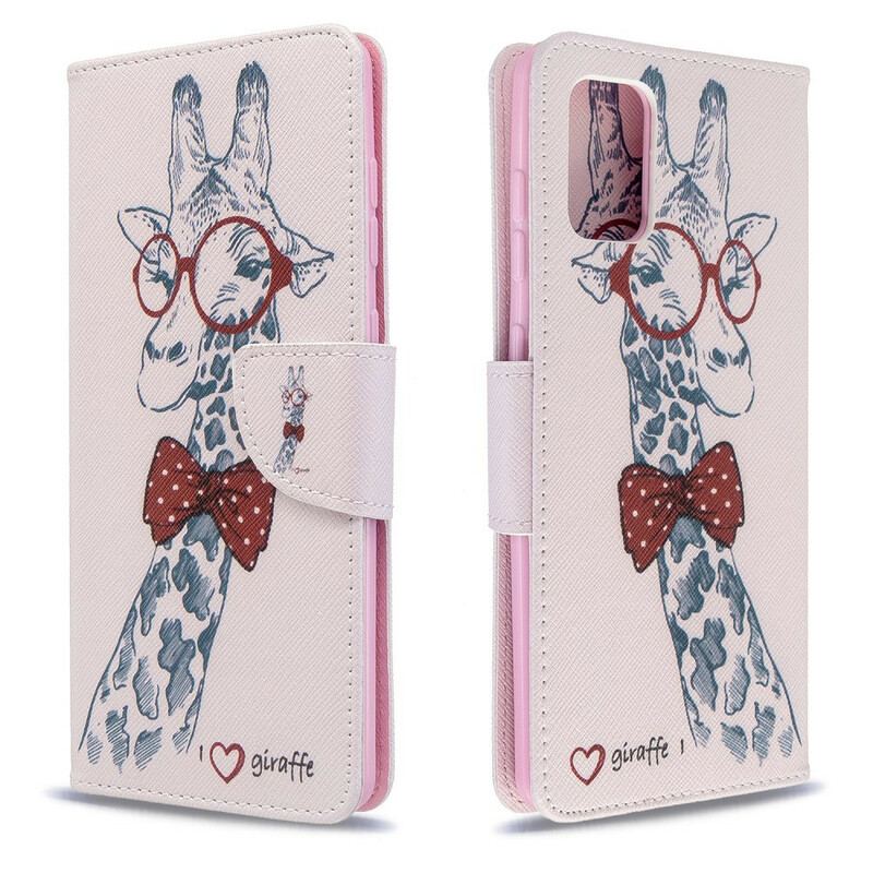 Housse Samsung Galaxy A71 Girafe Intello