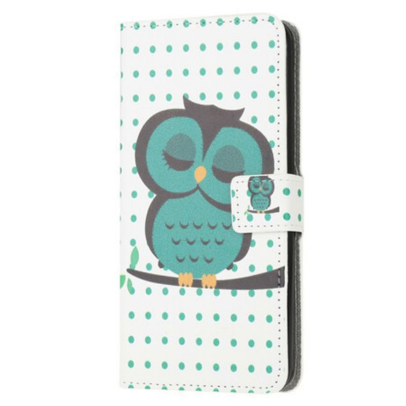 Housse Samsung Galaxy A71 Hibou Endormi