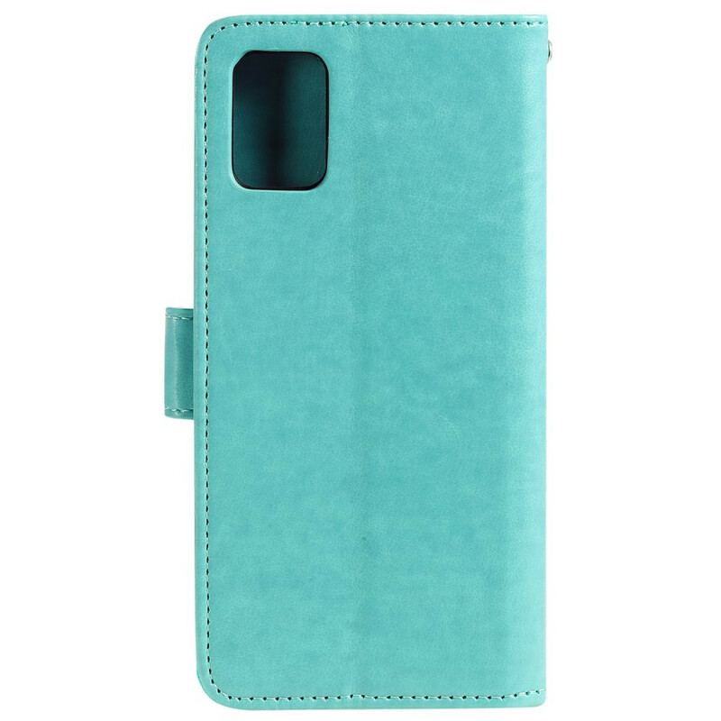 Housse Samsung Galaxy A71 Hiboux Amoureux à Lanière