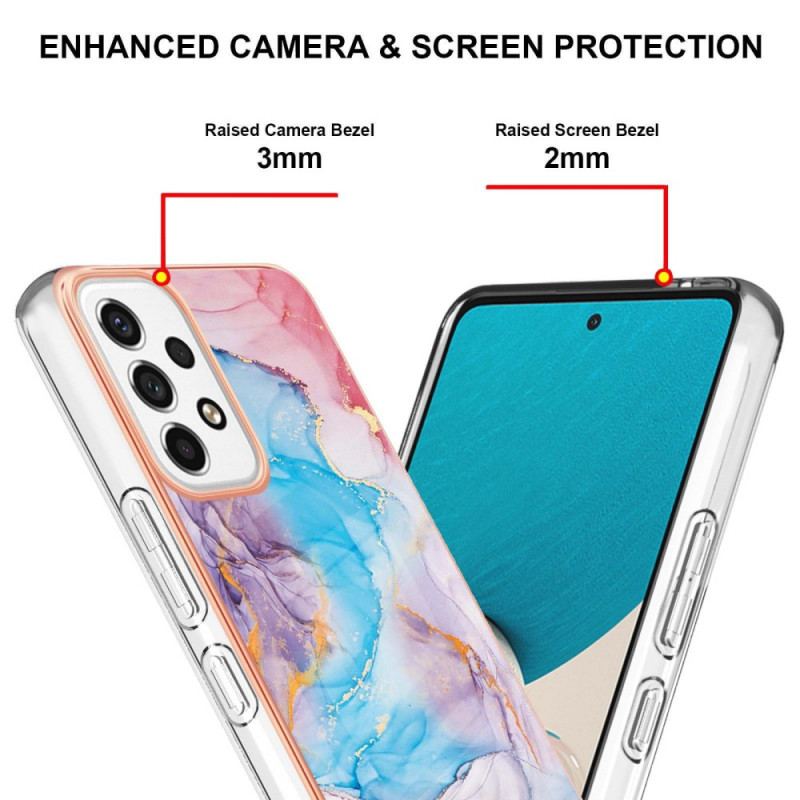 Coque Samsung Galaxy A53 5G Marbre Décliné