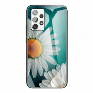 Coque Samsung Galaxy A53 5G Verre Trempé Marguerite