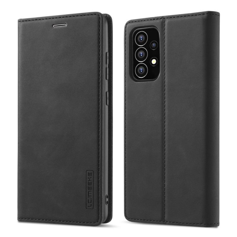 Flip Cover Samsung Galaxy A53 5G LC.IMEEKE Effet Cuir