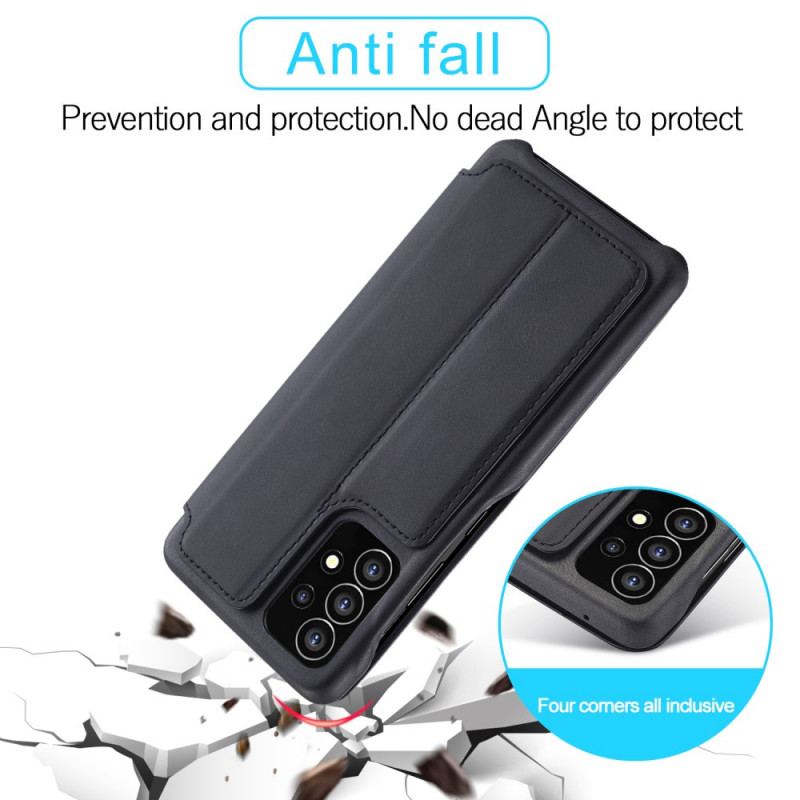Flip Cover Samsung Galaxy A53 5G LC.IMEEKE Effet Cuir