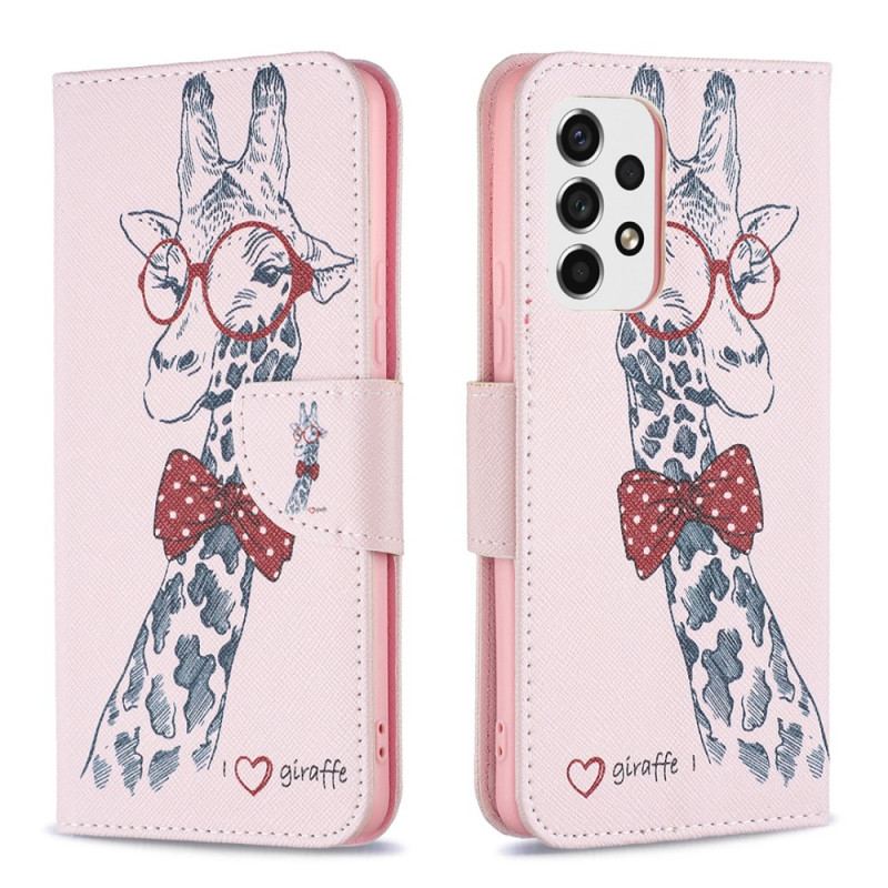 Housse Samsung Galaxy A53 5G Girafe Intello