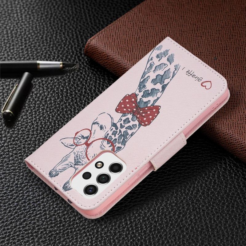 Housse Samsung Galaxy A53 5G Girafe Intello