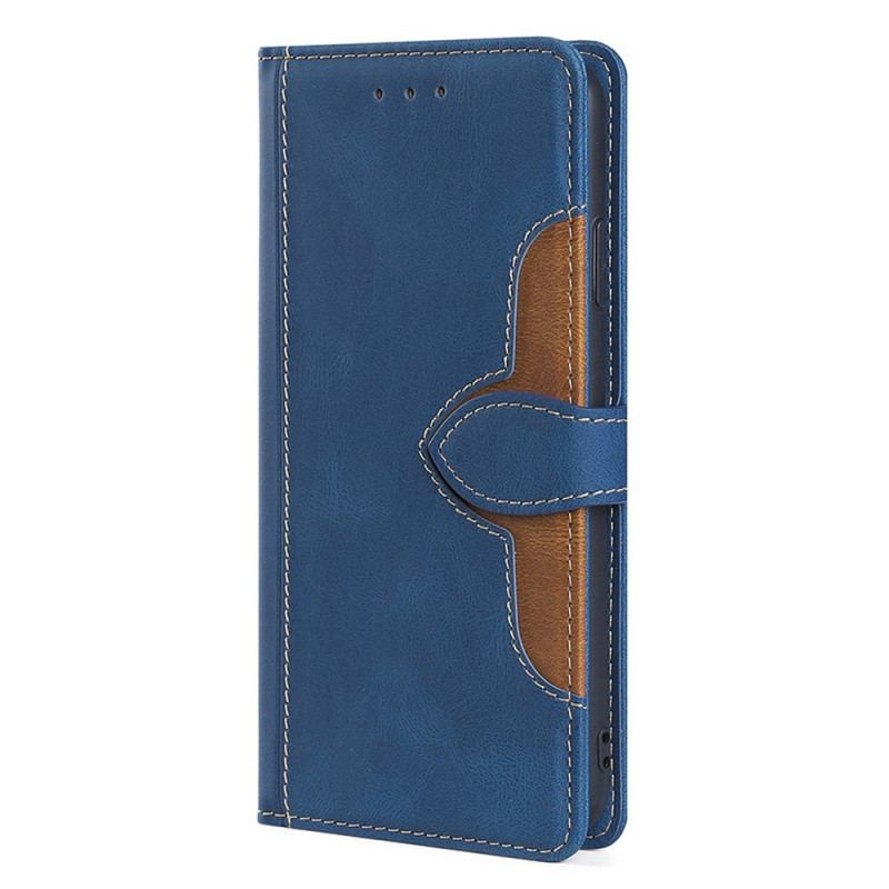 Housse Samsung Galaxy A53 5G Simili Cuir Bicolore Stylish