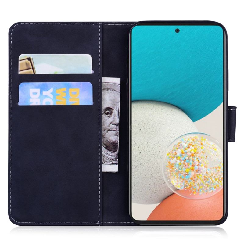 Housse Samsung Galaxy A53 5G Skin-Touch Papillon