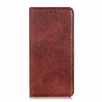 Flip Cover Sony Xperia 1 IV Cuir Fendu Litchi
