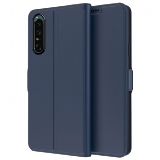 Housse Sony Xperia 1 IV Effet Cuir Slim