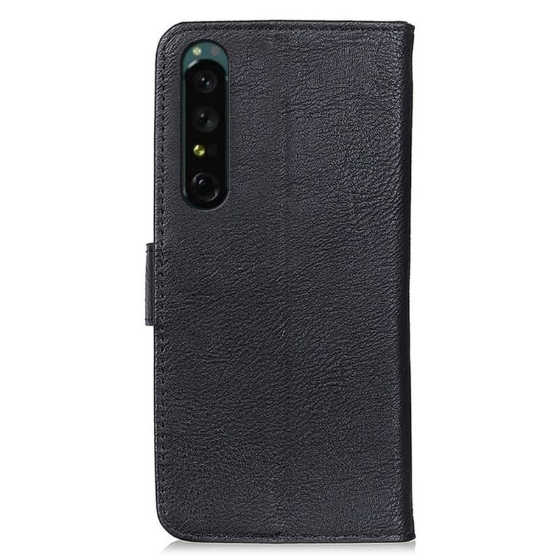 Housse Sony Xperia 1 IV Simili Cuir KHAZNEH