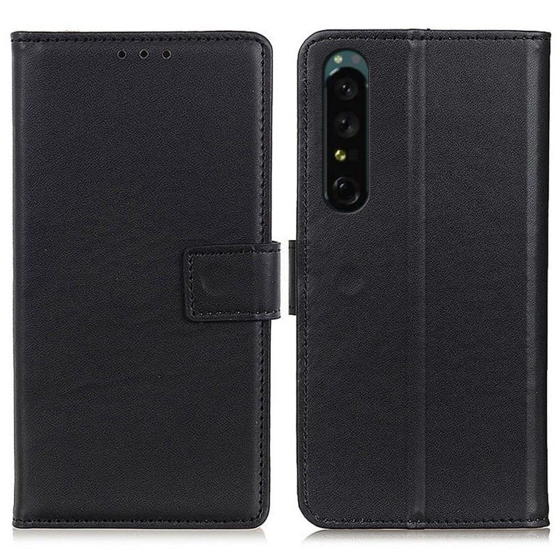 Housse Sony Xperia 1 IV Simili Cuir Simple