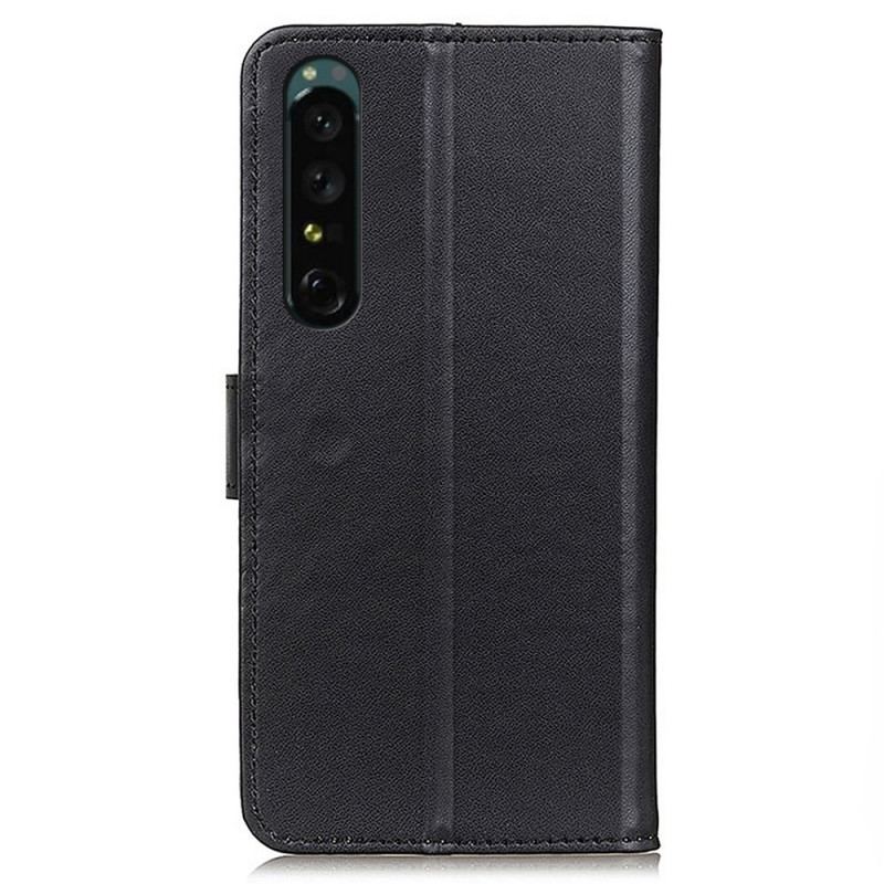 Housse Sony Xperia 1 IV Simili Cuir Simple