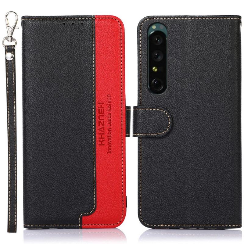 Housse Sony Xperia 1 IV Style Litchi RFID