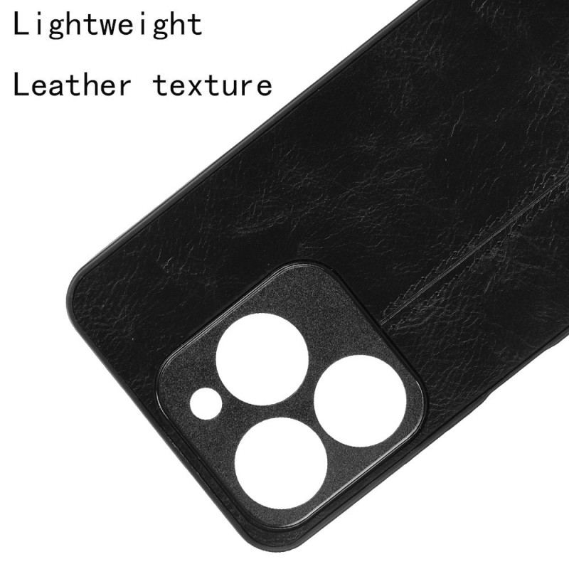 Coque Realme C63 / C61 Effet Cuir Couture