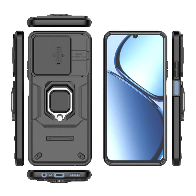 Coque Realme Note 60 / 60X / C63 / C61 Ring Résistante avec Protecteur Caméra
