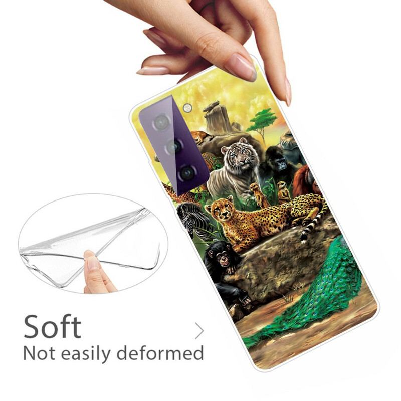 Coque Samsung Galaxy S21 FE Animaux Safari