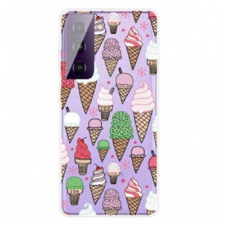 Coque Samsung Galaxy S21 FE Glaces à la Crème