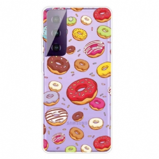 Coque Samsung Galaxy S21 FE love Donuts