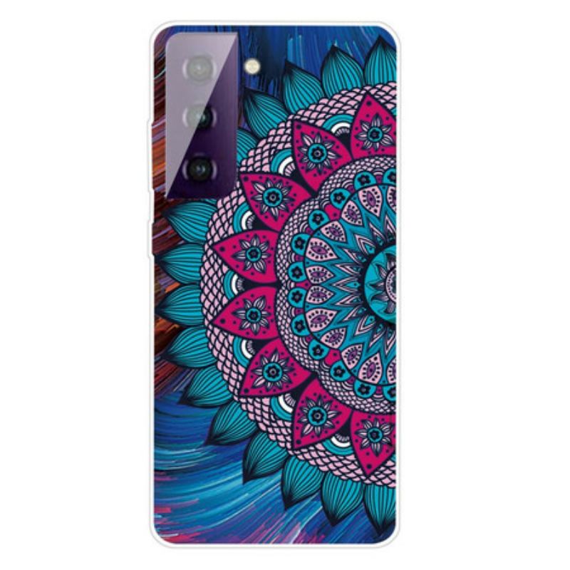 Coque Samsung Galaxy S21 FE Mandala Coloré