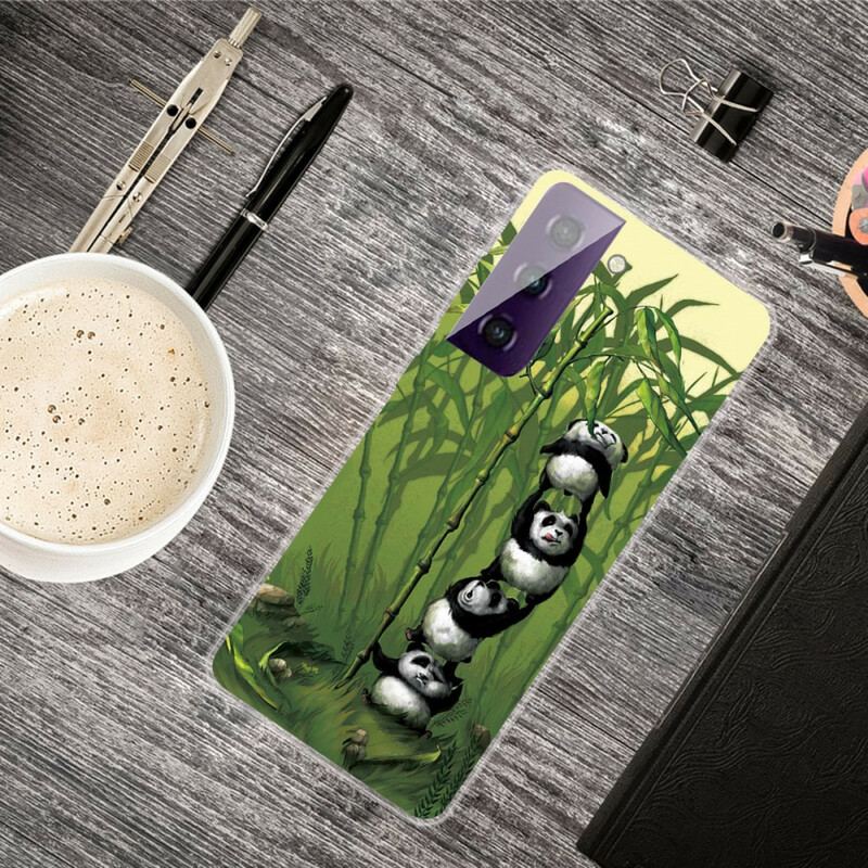 Coque Samsung Galaxy S21 FE Tas de Pandas