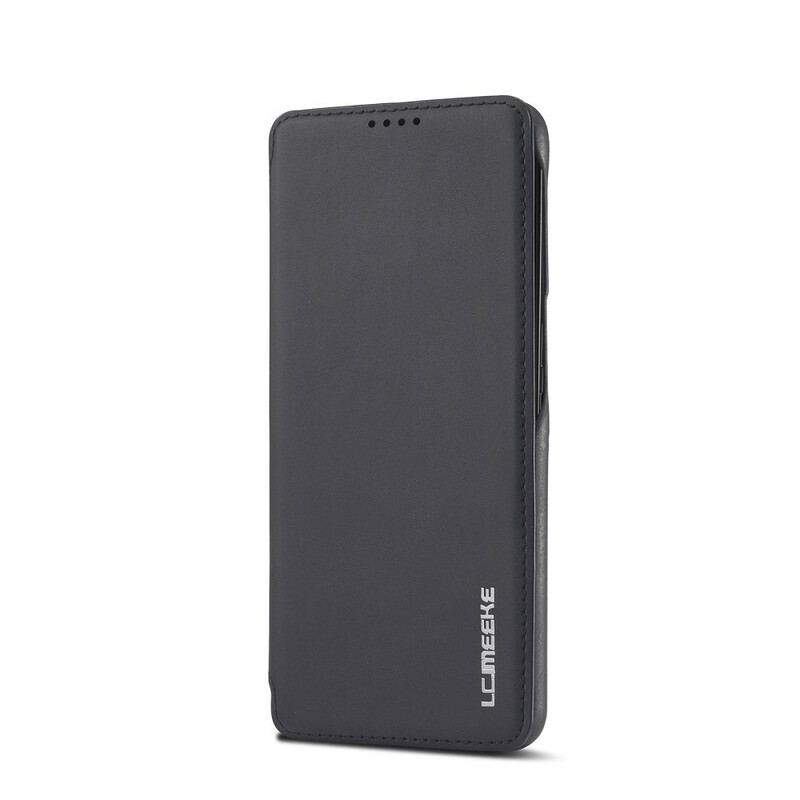 Flip Cover Samsung Galaxy S21 FE LC.IMEEKE Effet Cuir