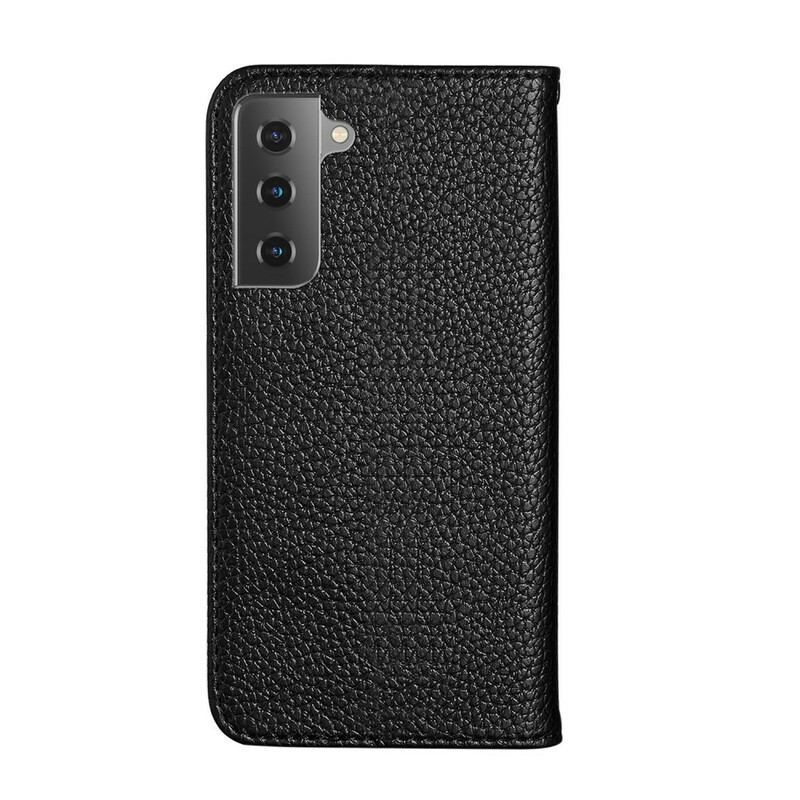 Flip Cover Samsung Galaxy S21 FE Simili Cuir Litchi Ultra Chic