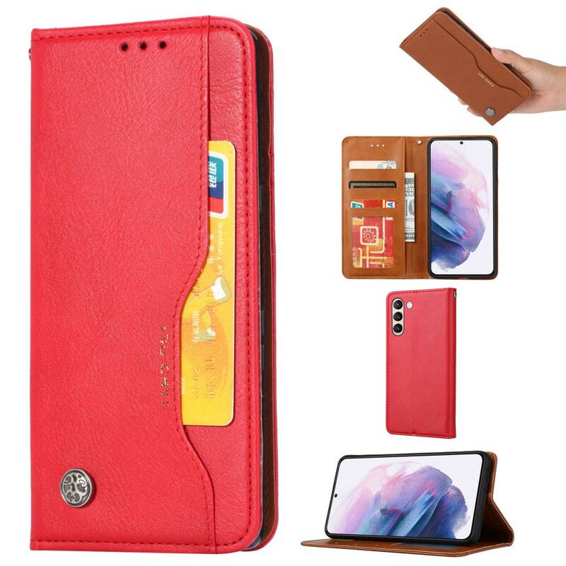 Flip Cover Samsung Galaxy S21 FE Simili Cuir Porte-Cartes