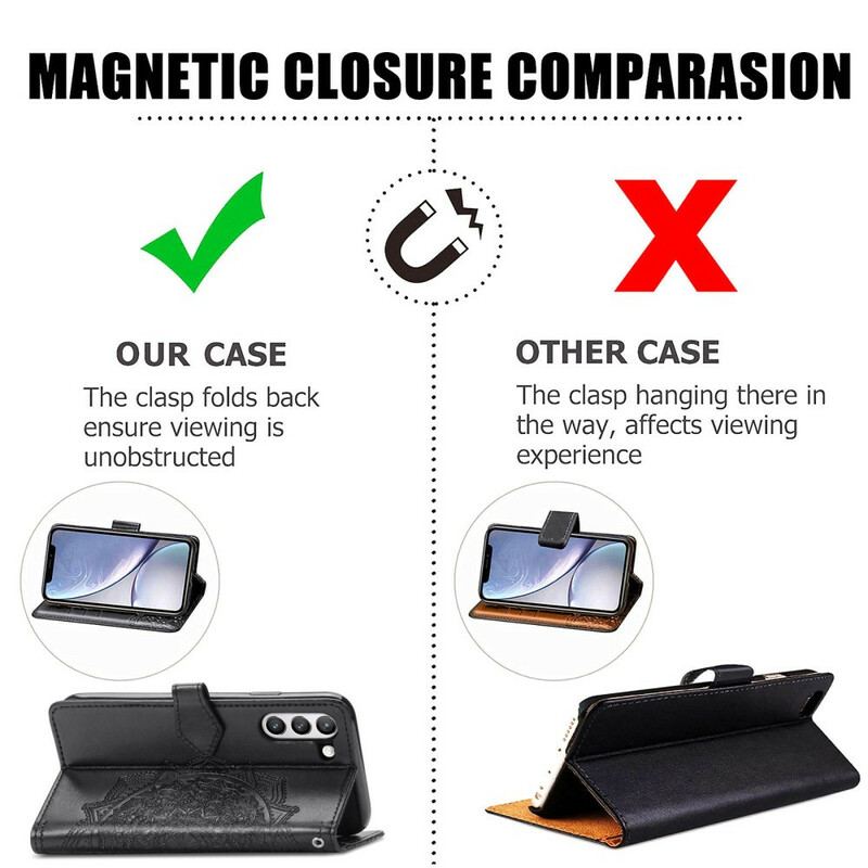 Housse Samsung Galaxy S21 FE Mandala Moyen Age